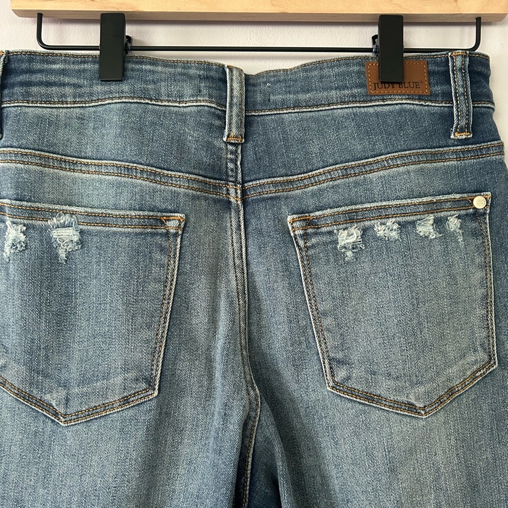 Judy Blue High Waste Slim Fit Jeans, EUC, Size 5/27 - US Size 4 - Picture 11 of 15